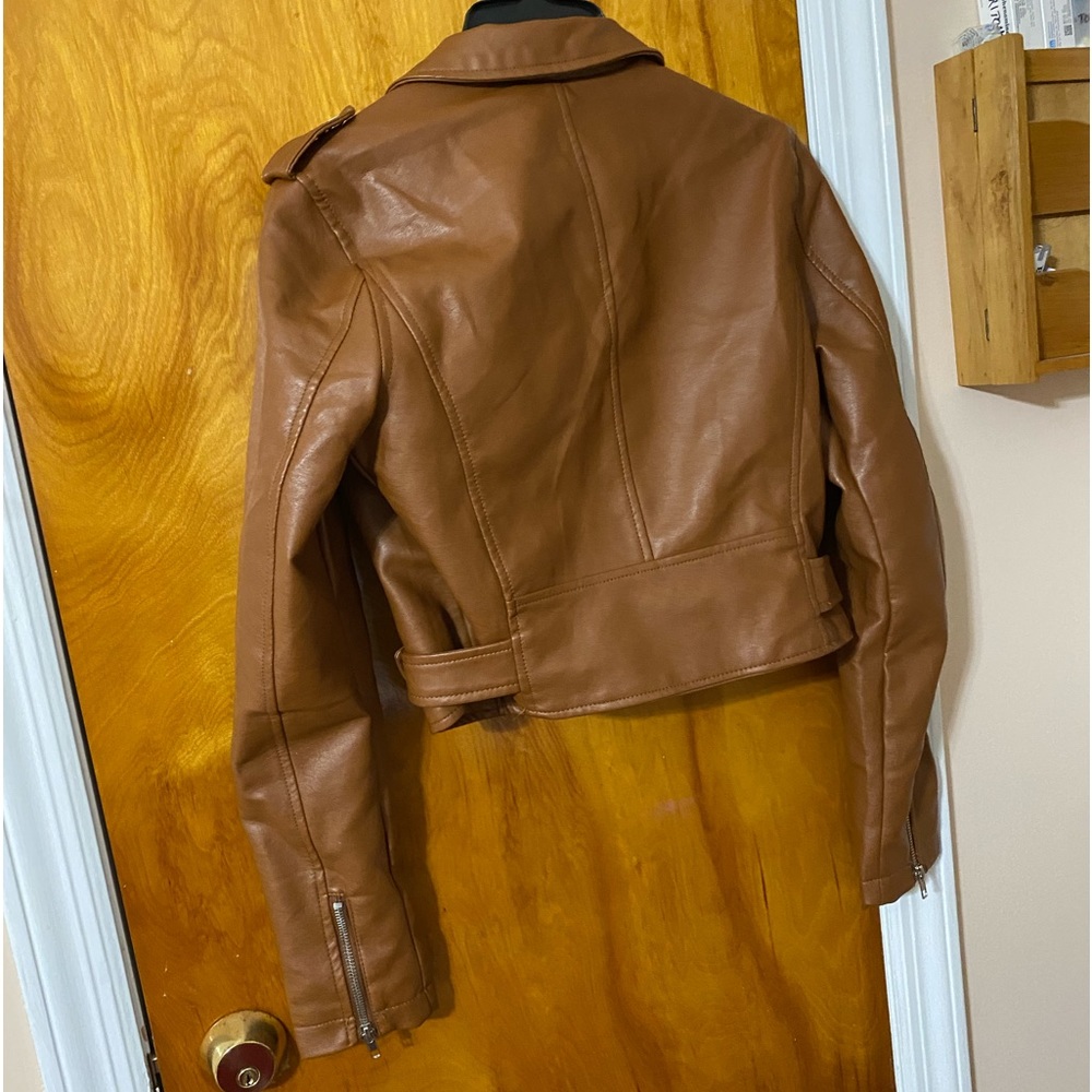 Ashley Jacket with matching handbag.Gently used. Small size leather